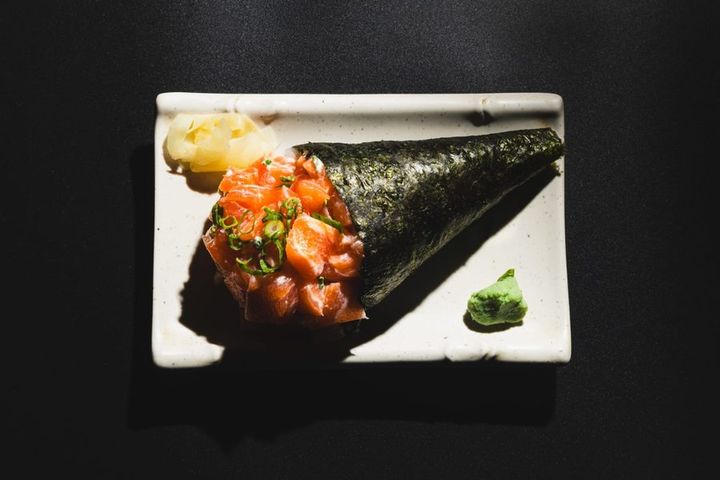 Temaki de Salmão Fresco